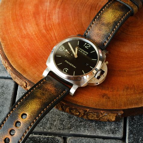 panerai leather watch|where to buy Panerai straps.